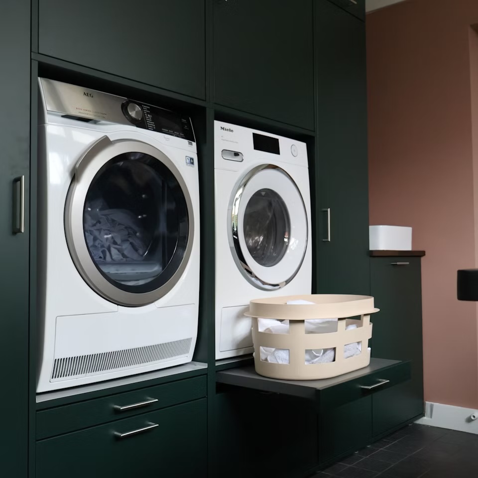 Foto Wastoren biedt verschillende kleuren om je wasruimte af te maken FotoWastoren biedt verschillende kleuren om je wasruimte af te maken